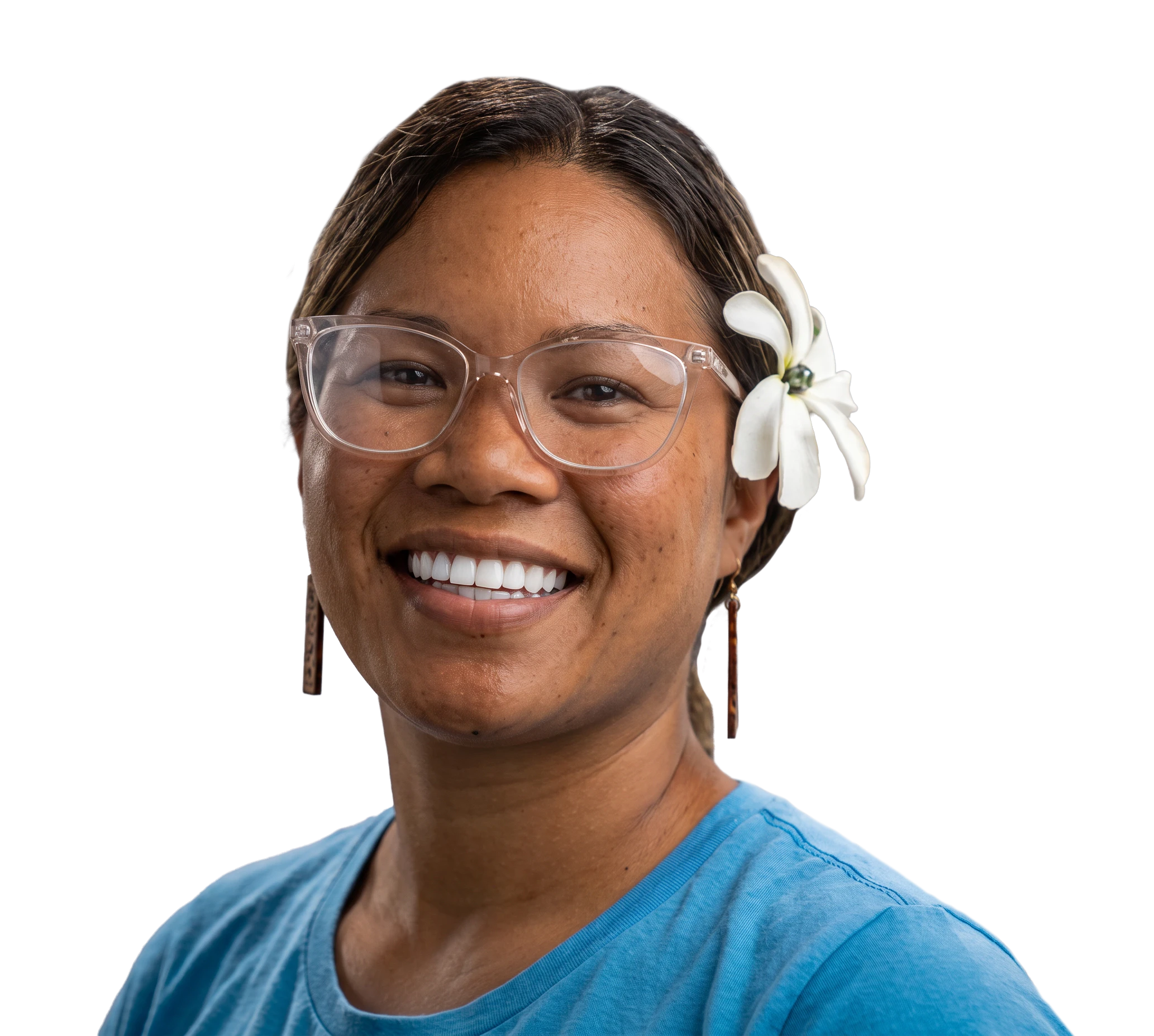 smiling dental patient