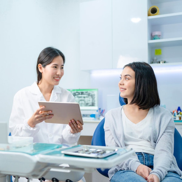 woman during a consultation