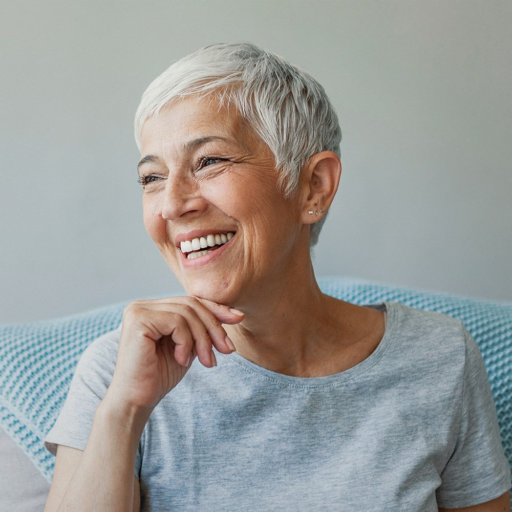 smiling woman