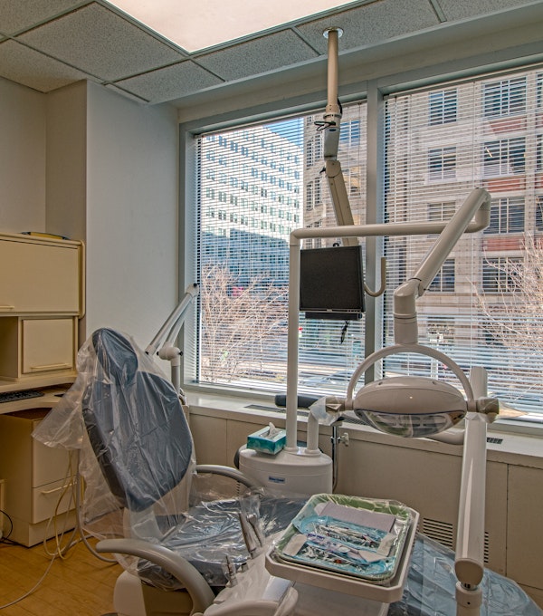 Dental chair outlooking Washington D.C.