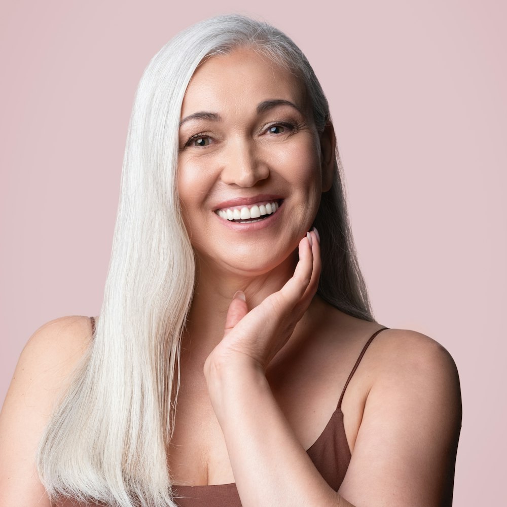 Smiling mature woman
