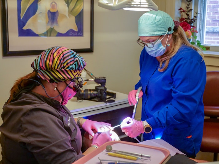 Dr. Lerch, nurse, and patient