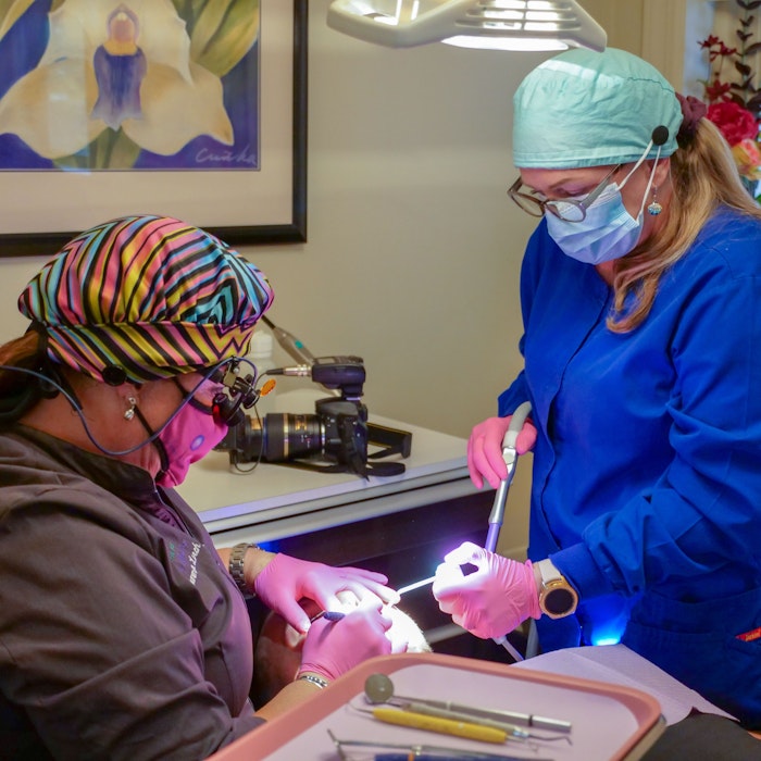 Dr. Lerch, nurse, and patient