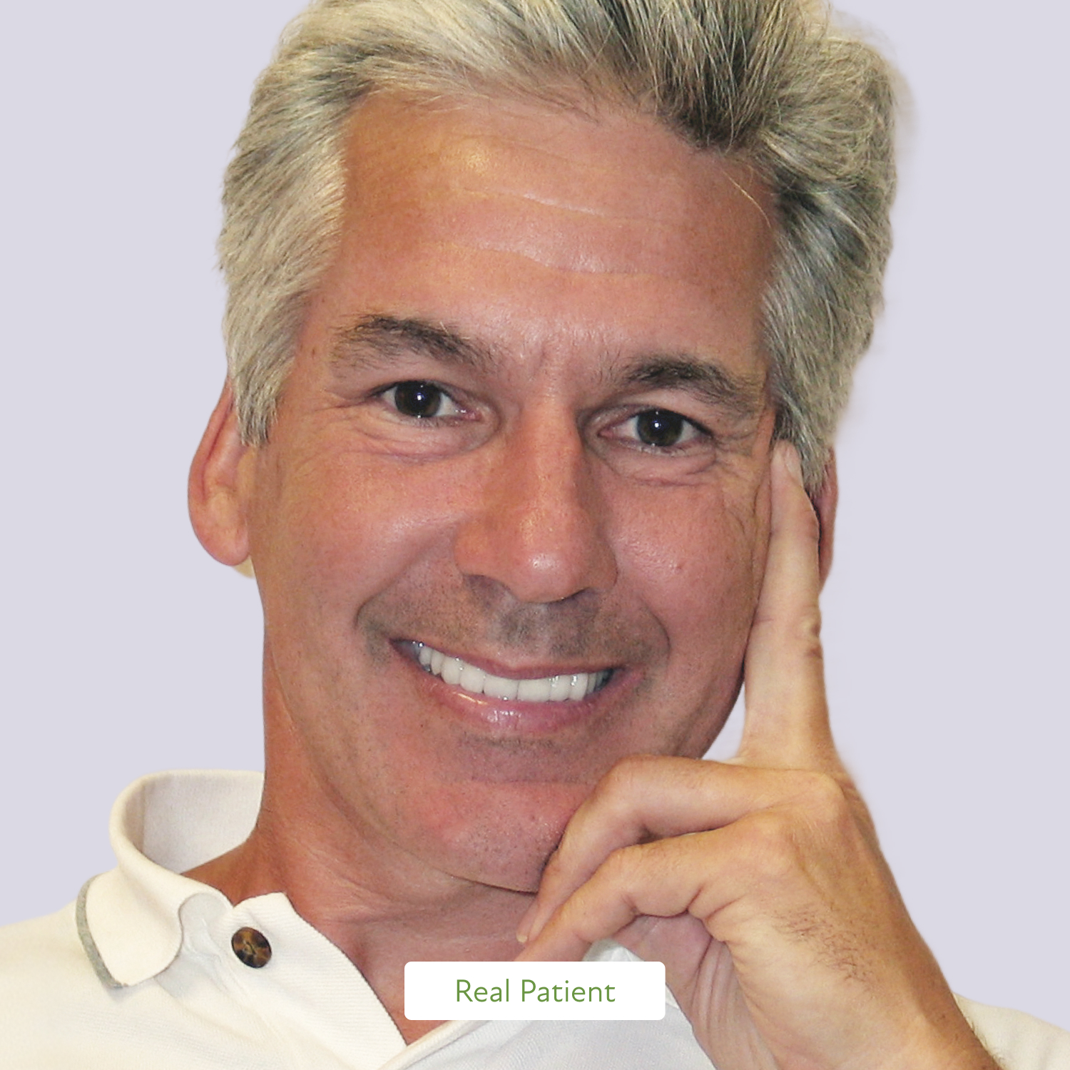 Dental implant post with a porcelain crown attached