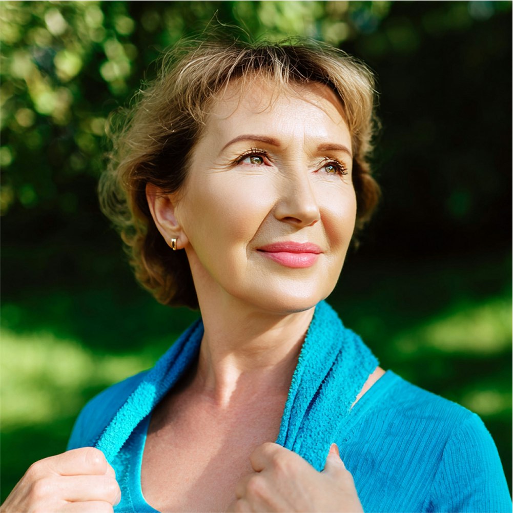 Smiling woman