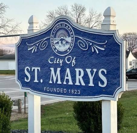 St. Marys sign