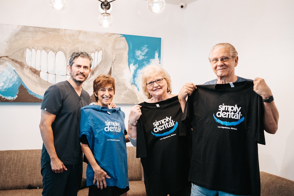 American patients visiting Simply Dental in Los Algodones