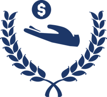 Hand receiving money