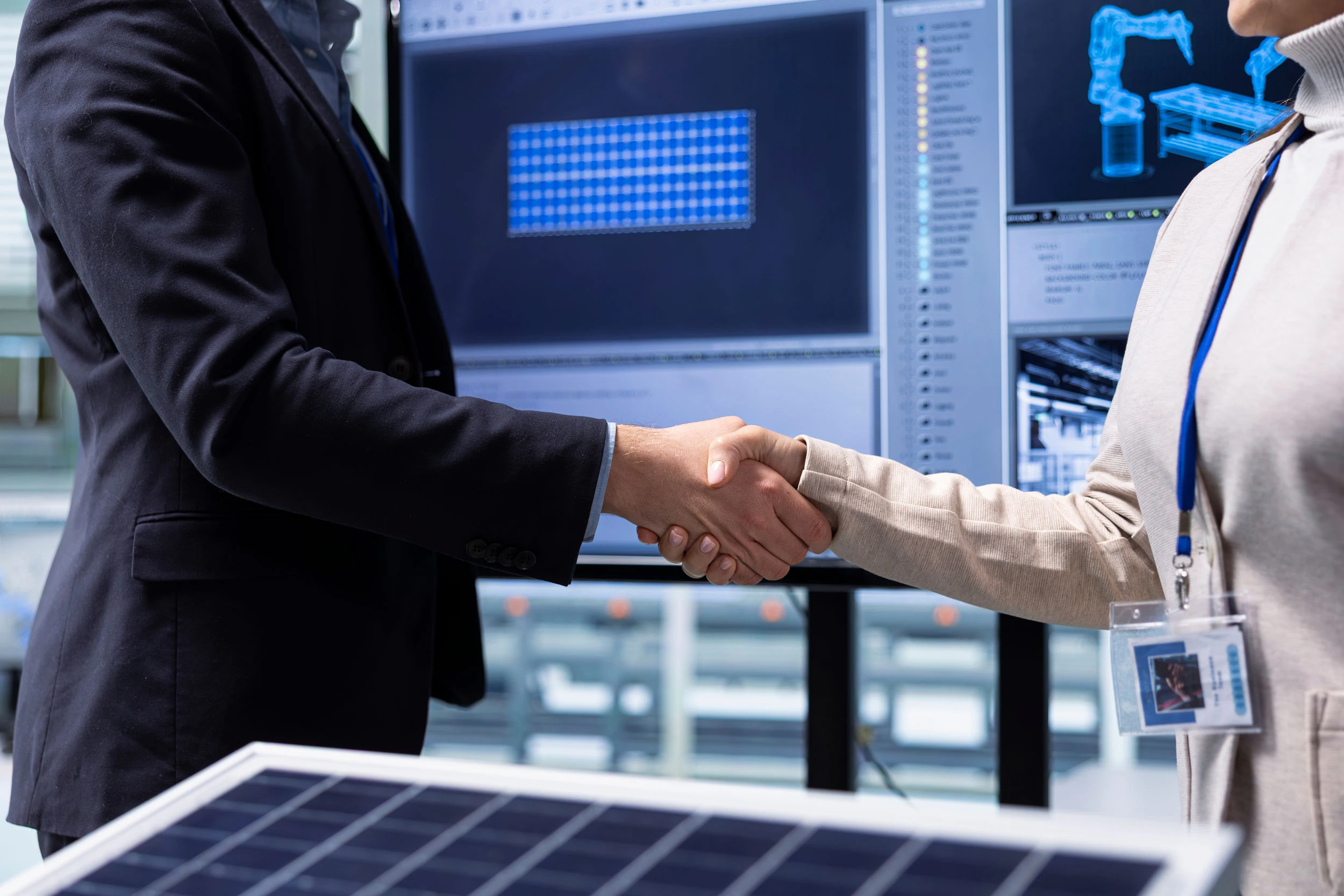 people shaking hands