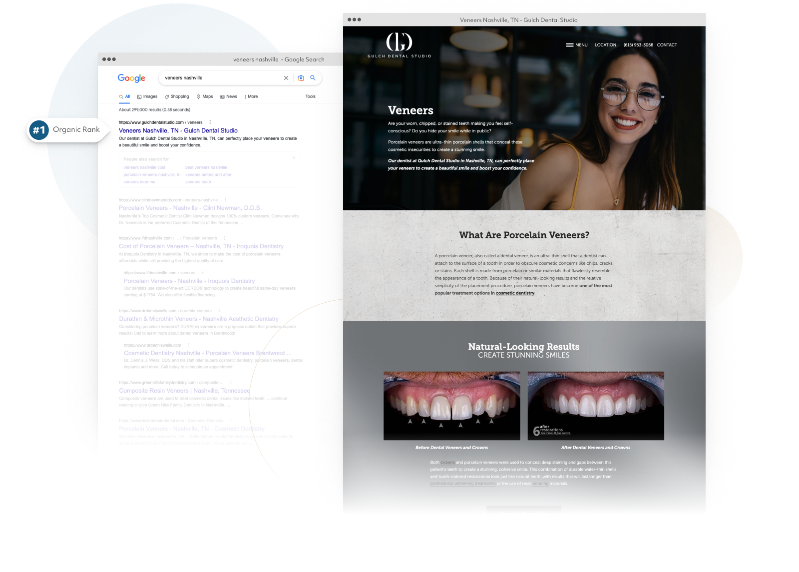 premium SEO page and SERPs