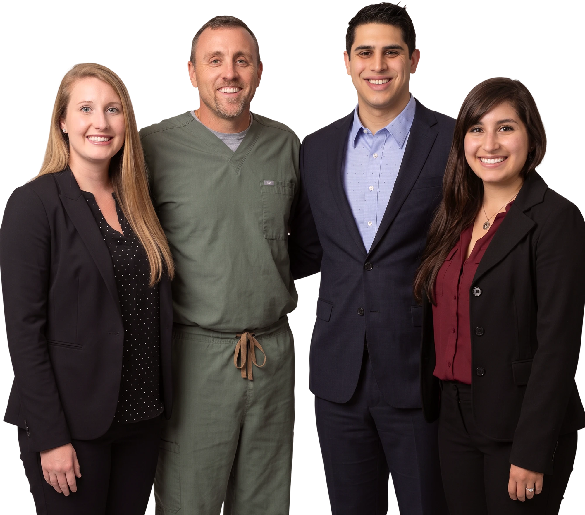 Dr. Courtney Regan, Dr. Aaron Gross, Dr. Dominic Gambino, and Dr. Nicole B. Becker