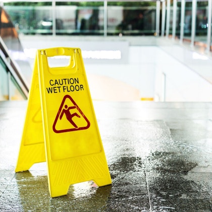Caution Wet Floor sign