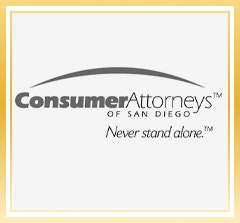 Consumer Attorneys of San Diego Never stand alone