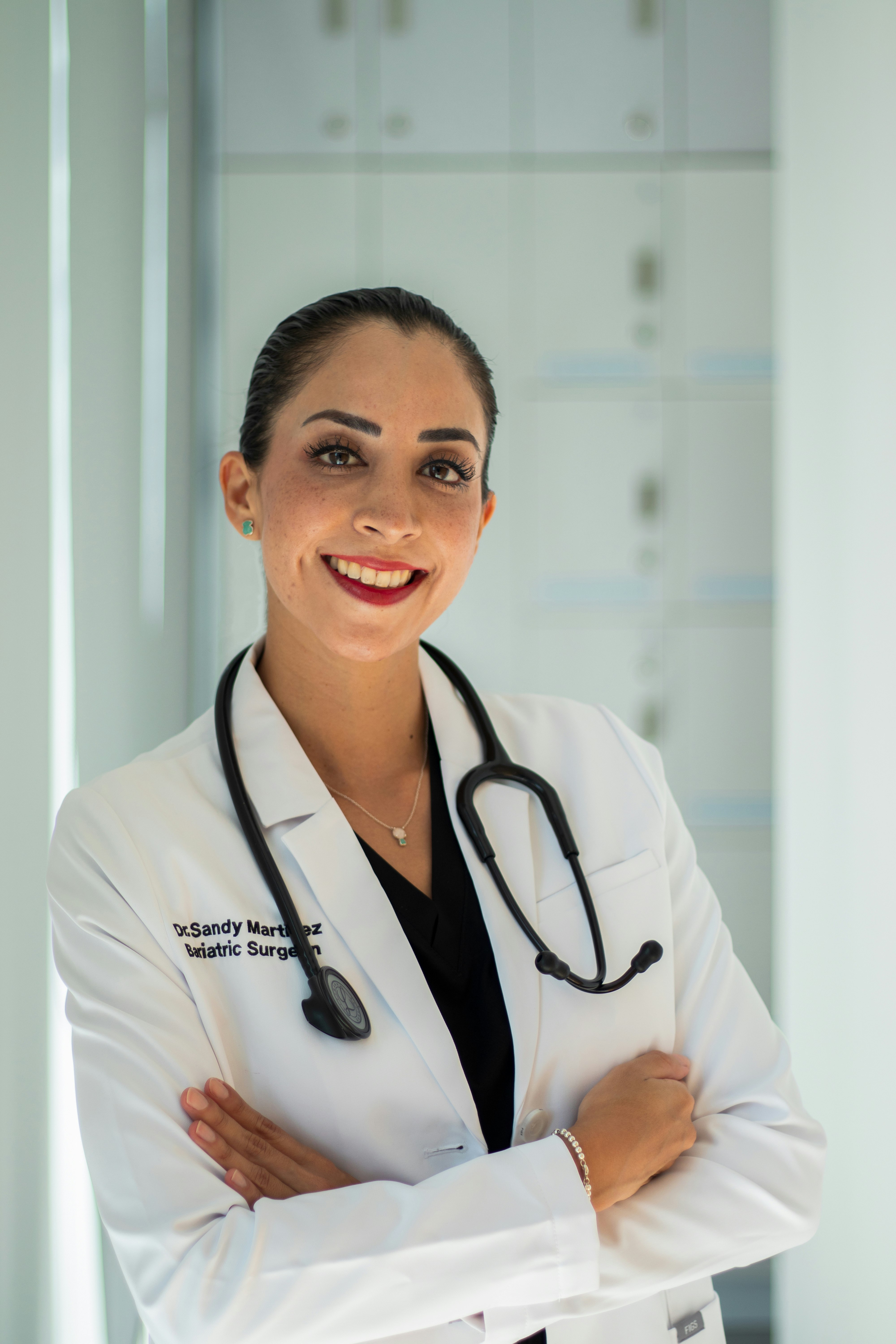 Dr. Sandy Martinez at her office