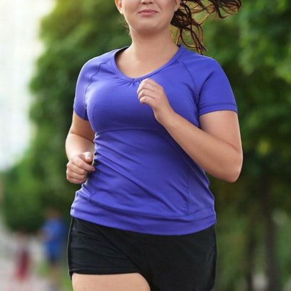 Woman running
