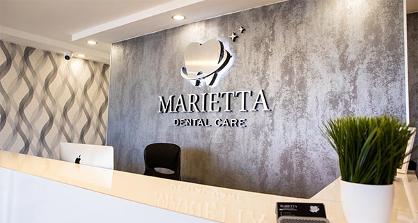 Clinic reception area