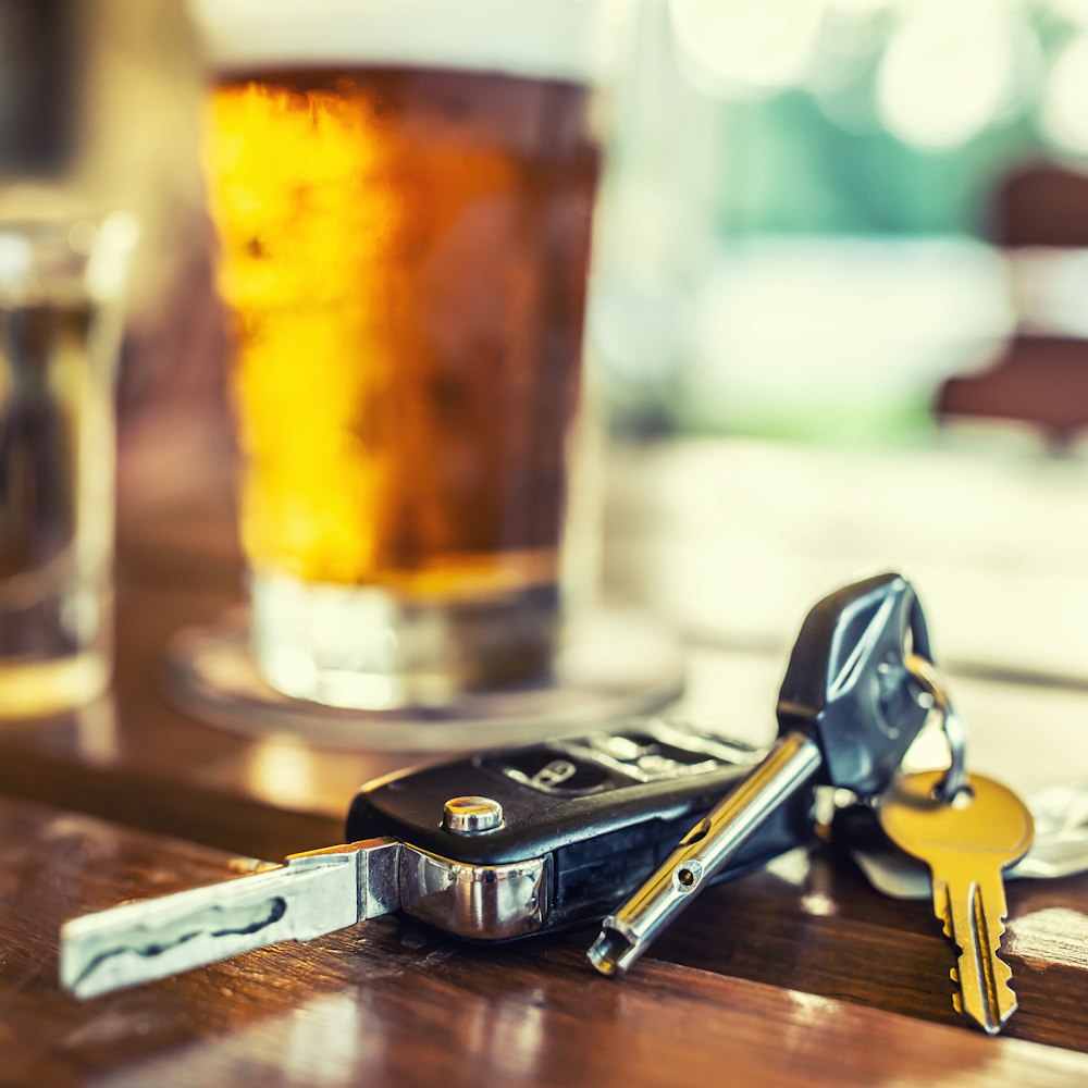 keys on a table