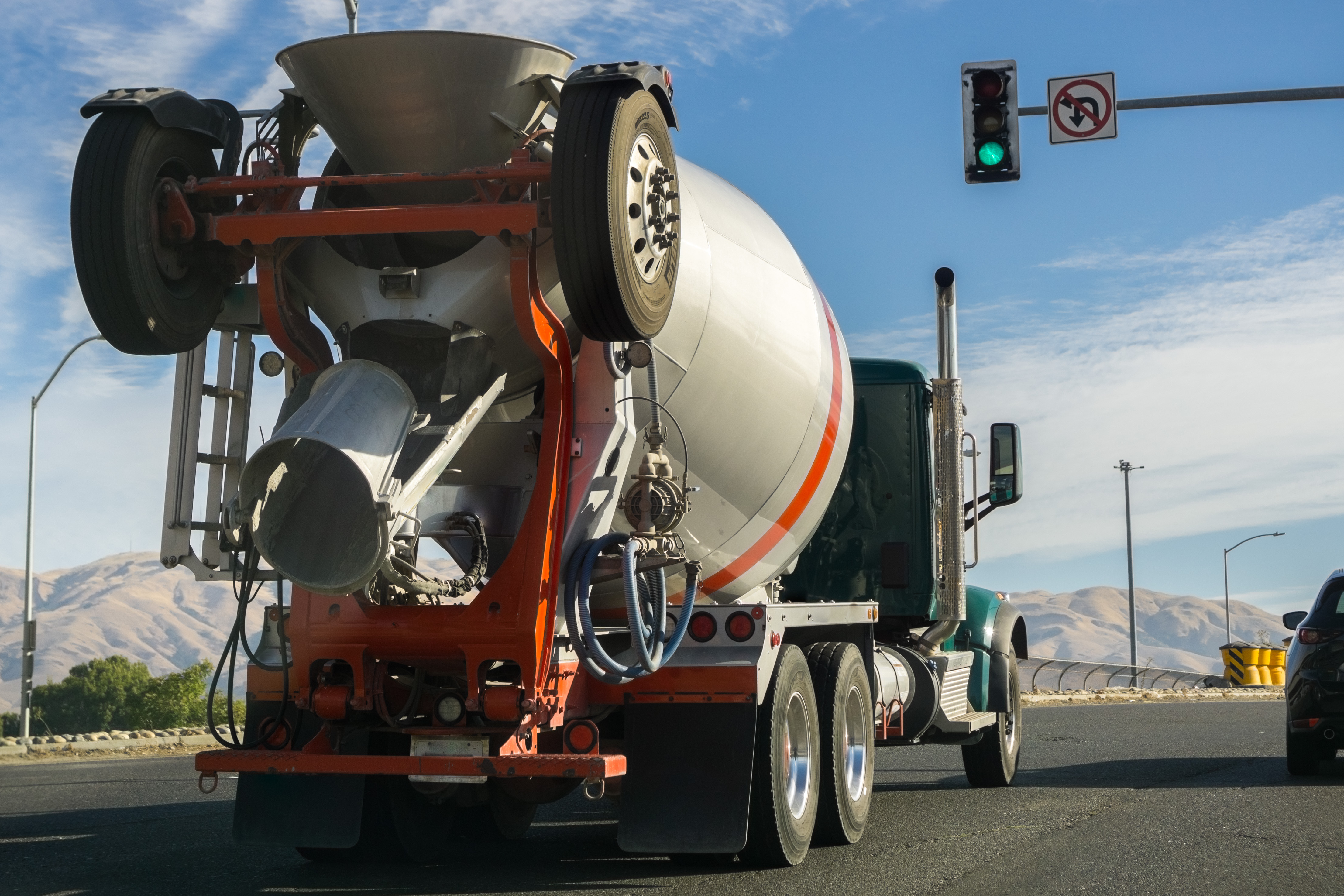 concrete trucks