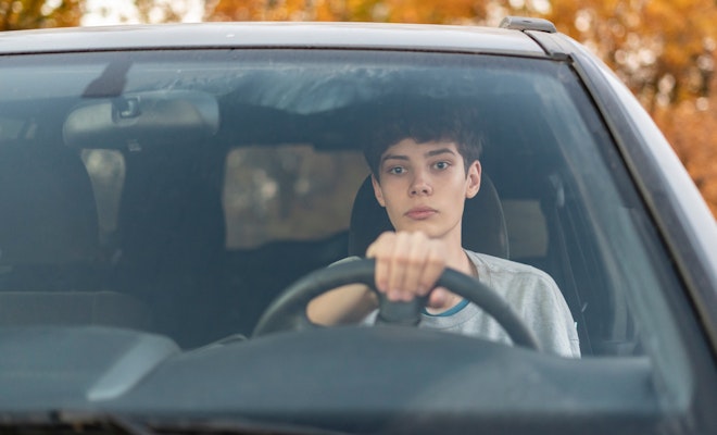 Teenager driving