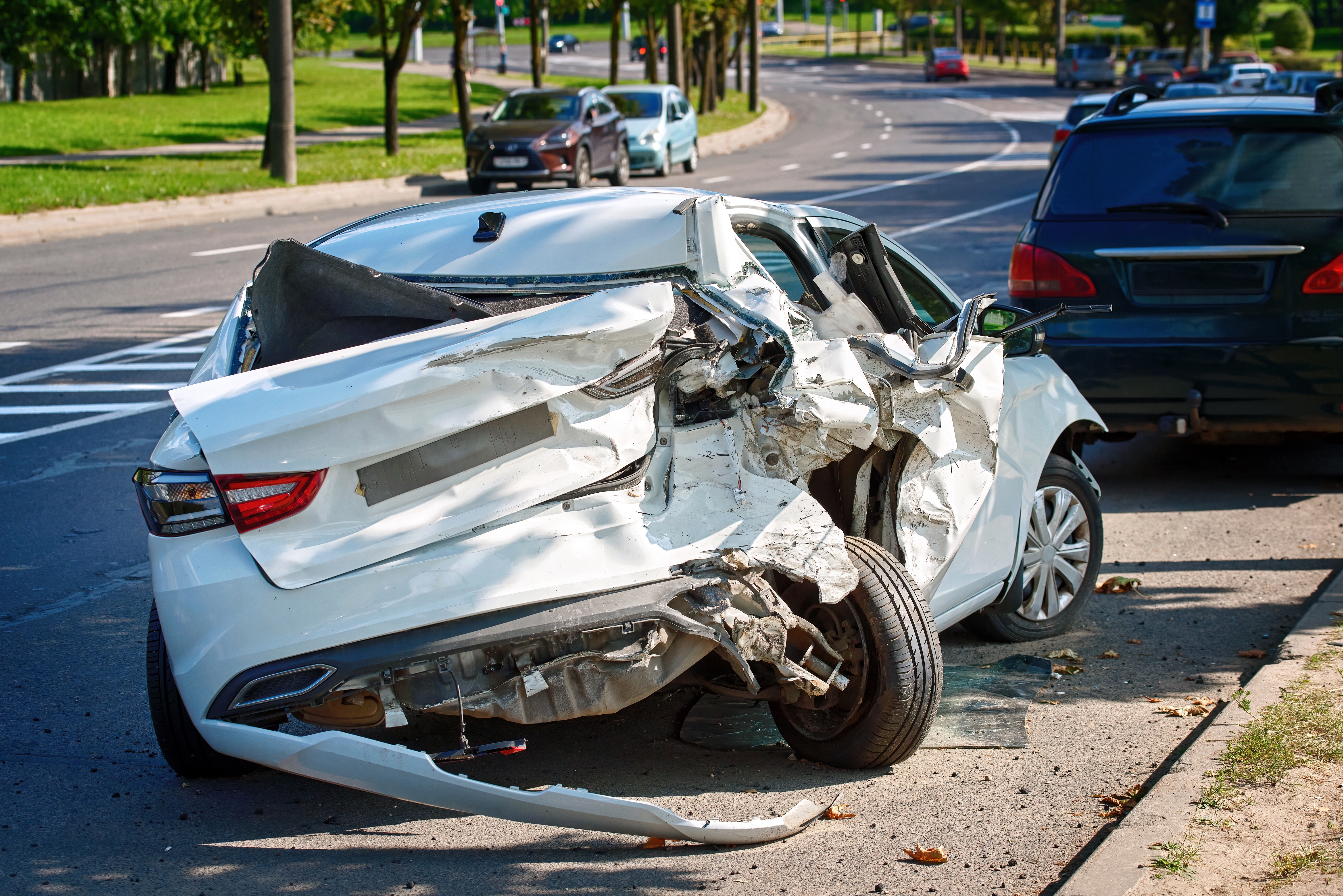 Totaled vehicle