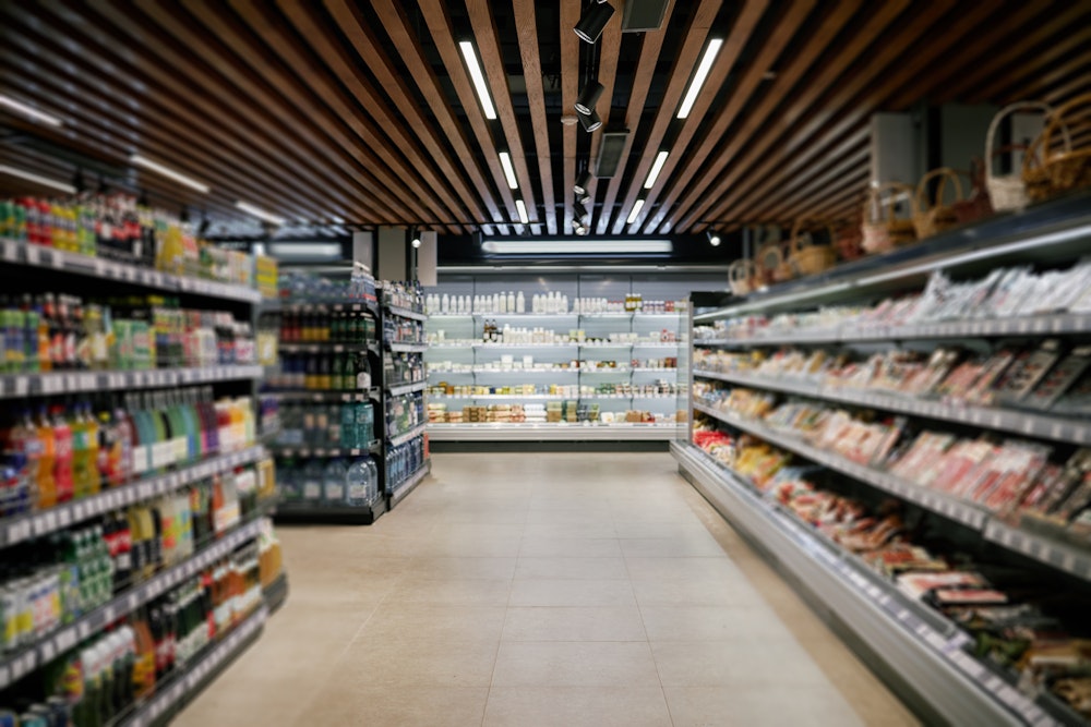Supermarket aisle