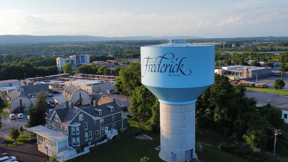 Frederick MD water tower