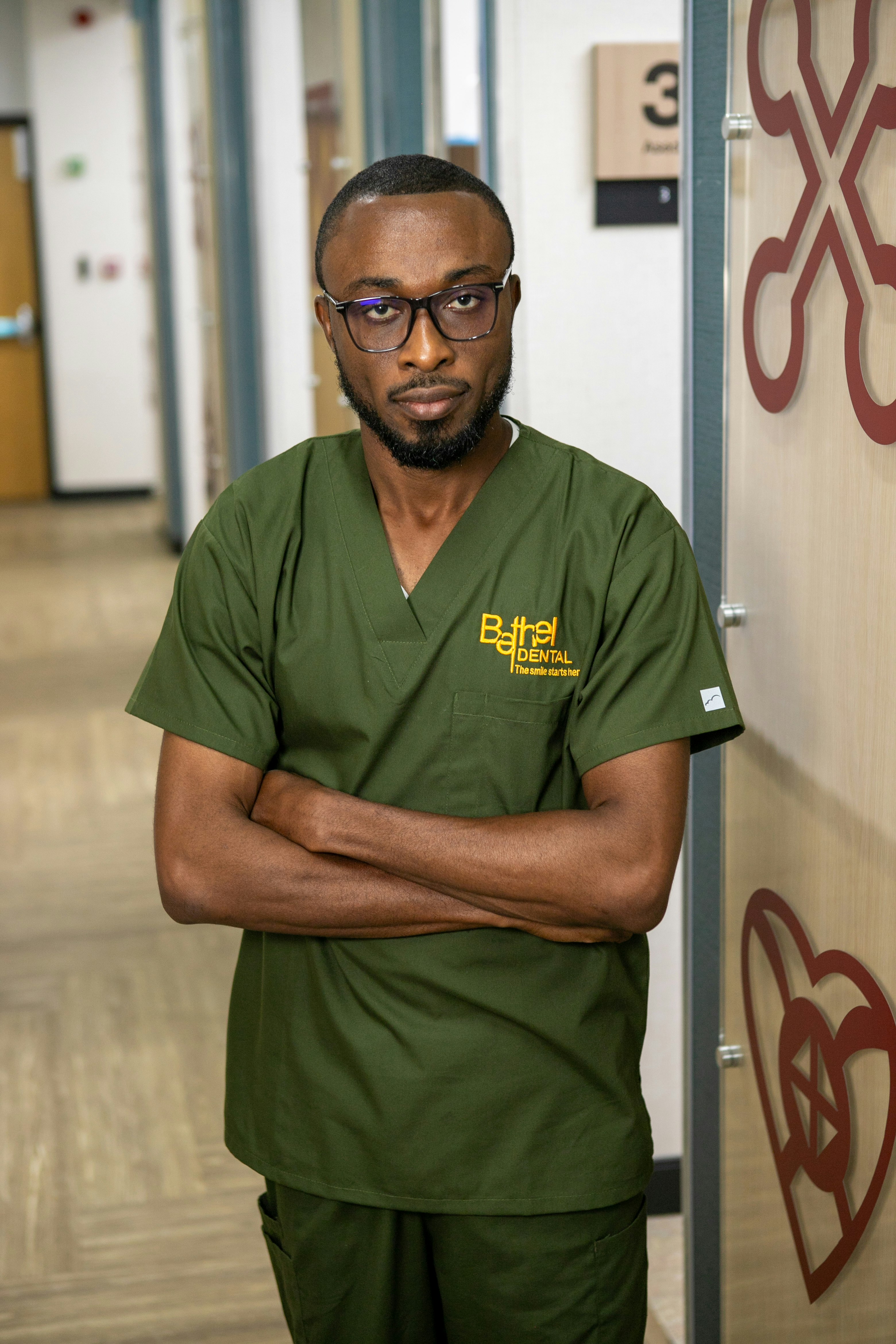 headshot of our Oral Maxillofacial Surgeon, Dr. Gabriel Ketemepi