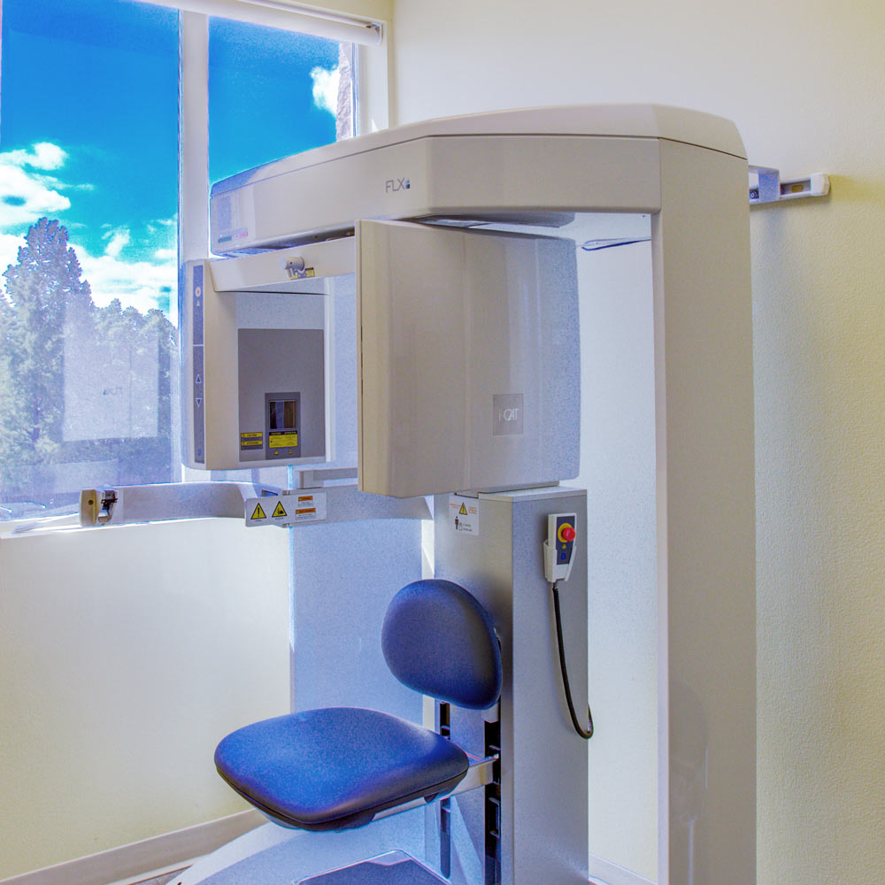 CT scanner next to window