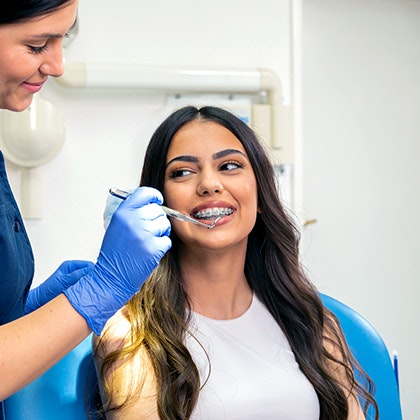 Orthodontics patient