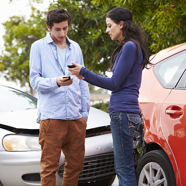 aftermath of a car accident