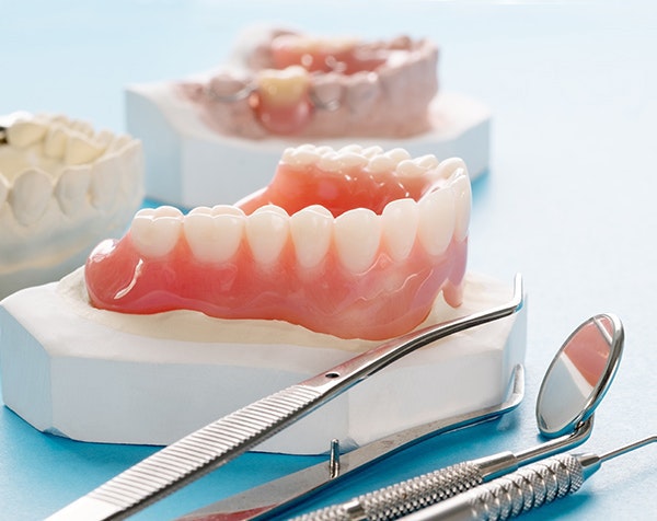photo of full dentures