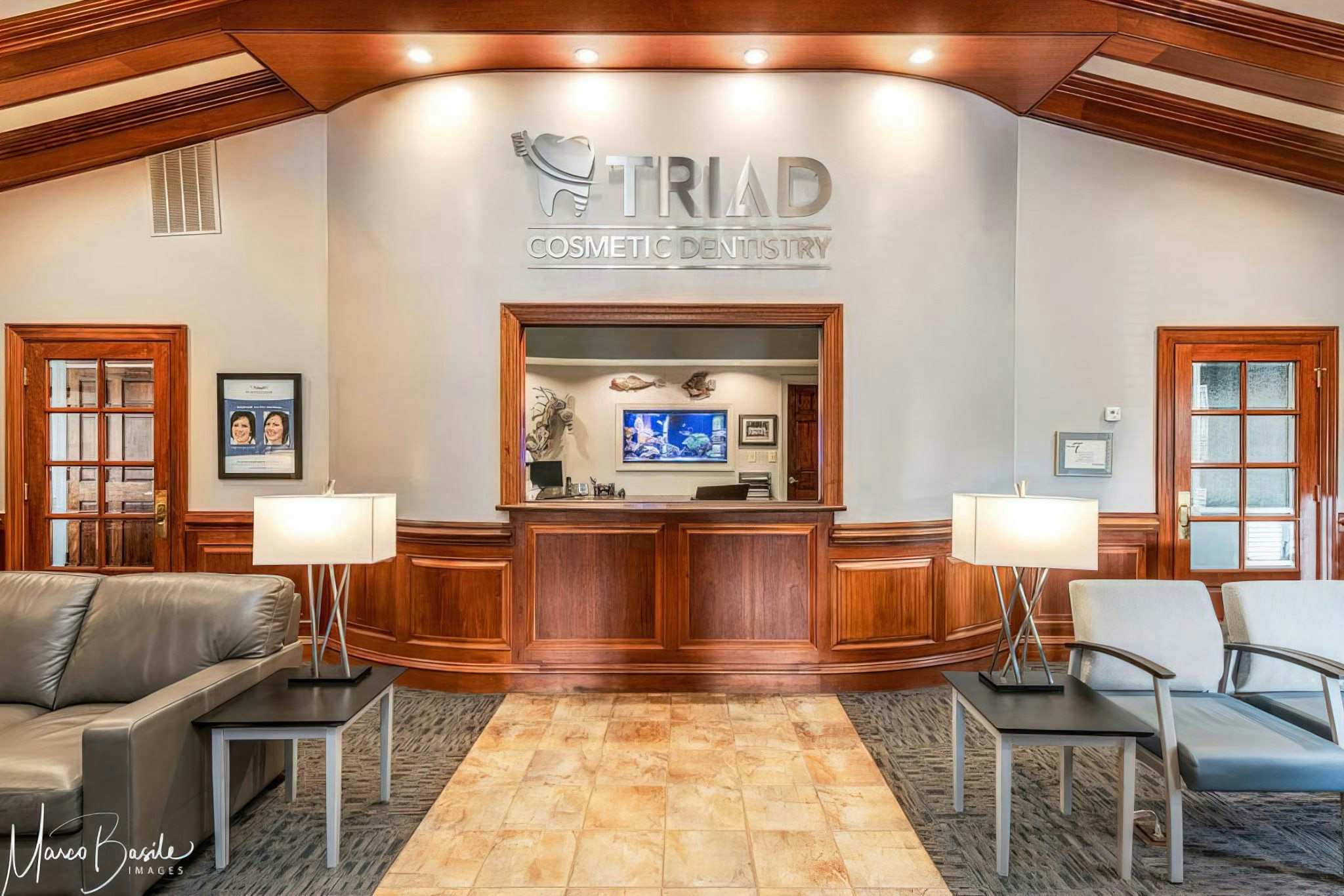 Triad Cosmetic Dentistry welcome desk