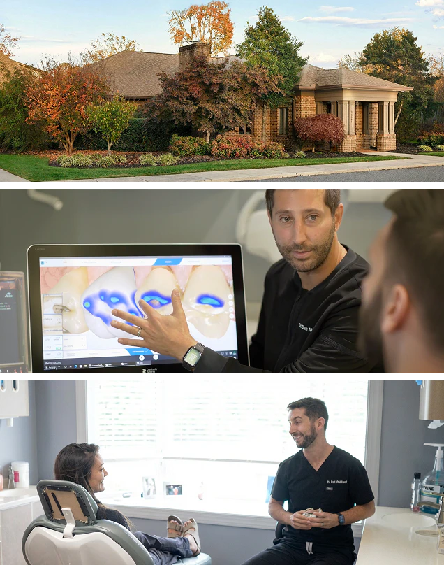 Dr. Macdonald with patients