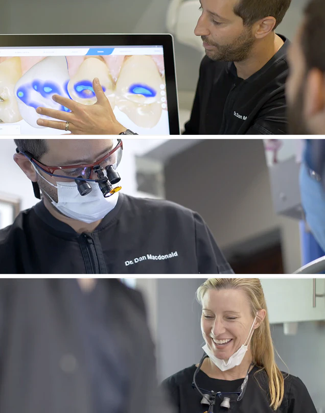 Dentists at Triad at work