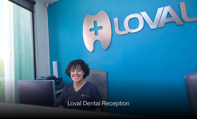 Loval Dental Reception desk