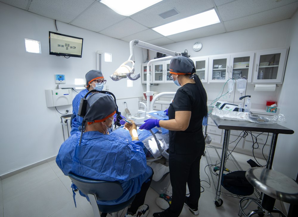 patient receiving oral surgery at Loval Dental