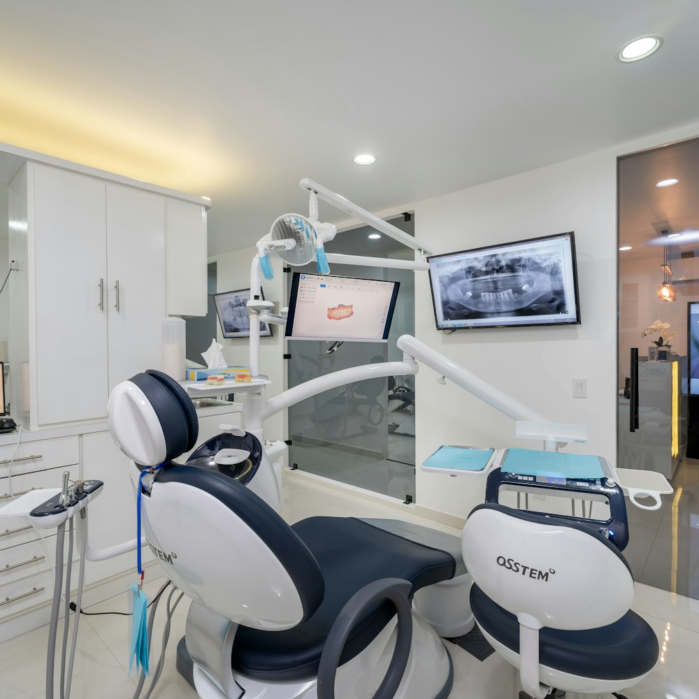 Inside exam room