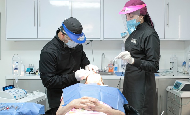 Inside our treatment room