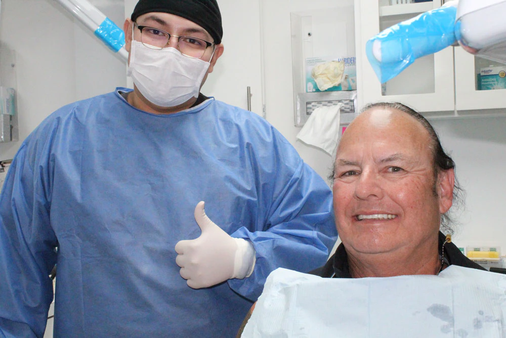 dentist with a patient