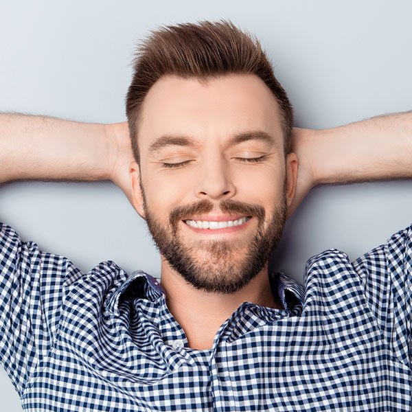 Relaxed man