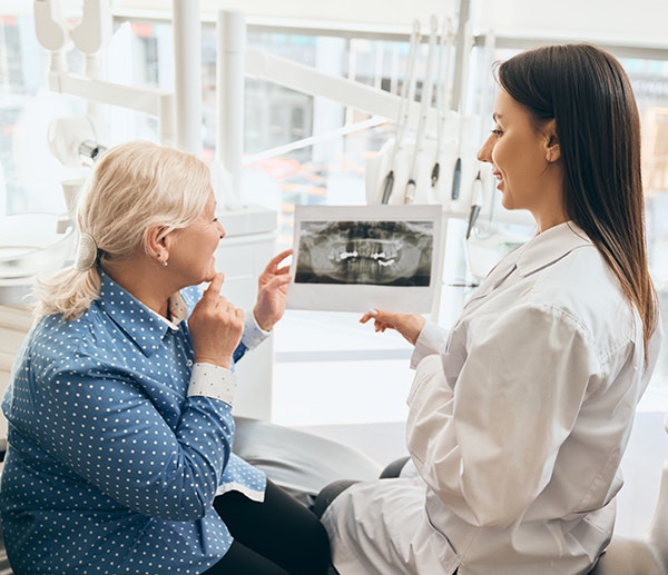 Dental implant consultation