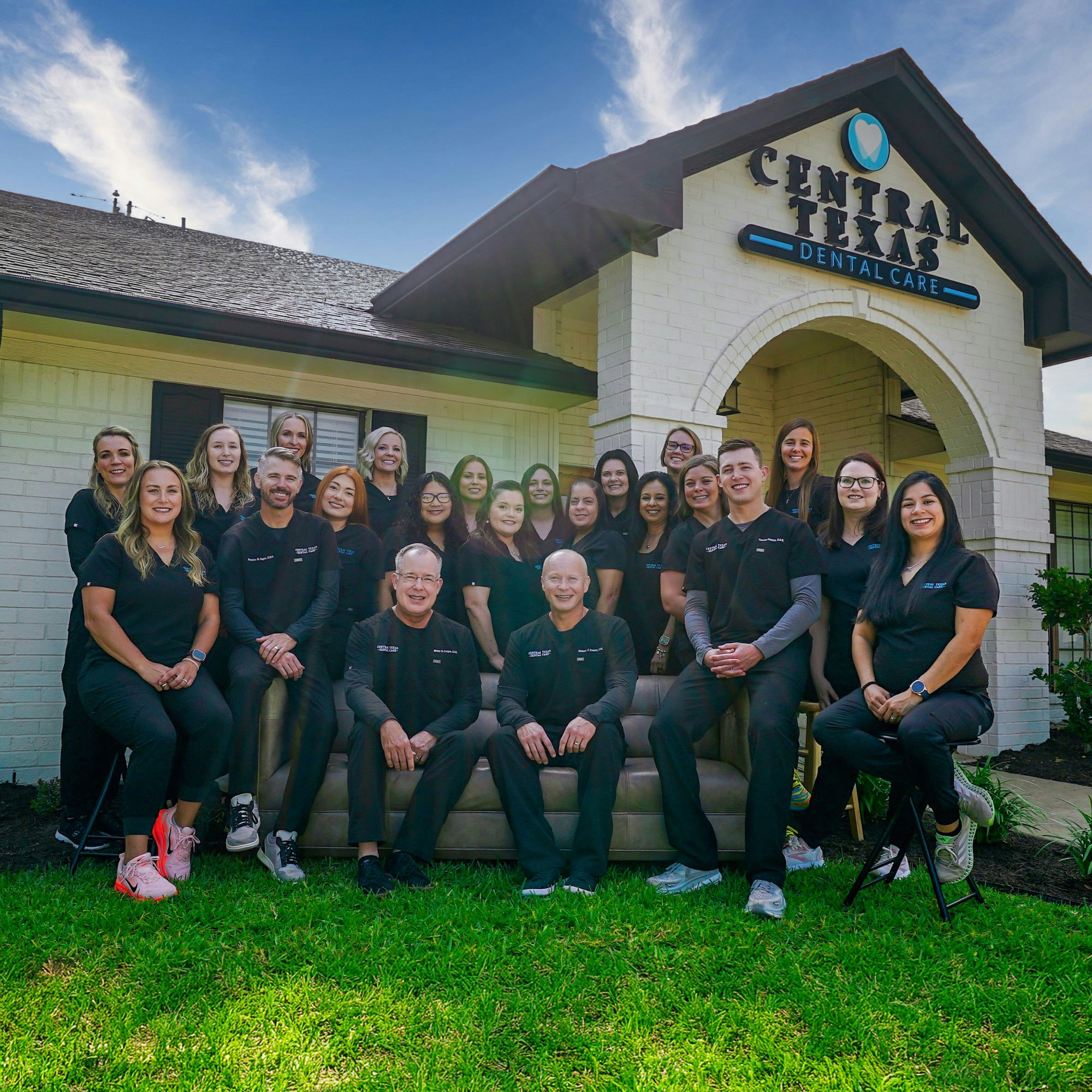 our Waco team outside our dental office