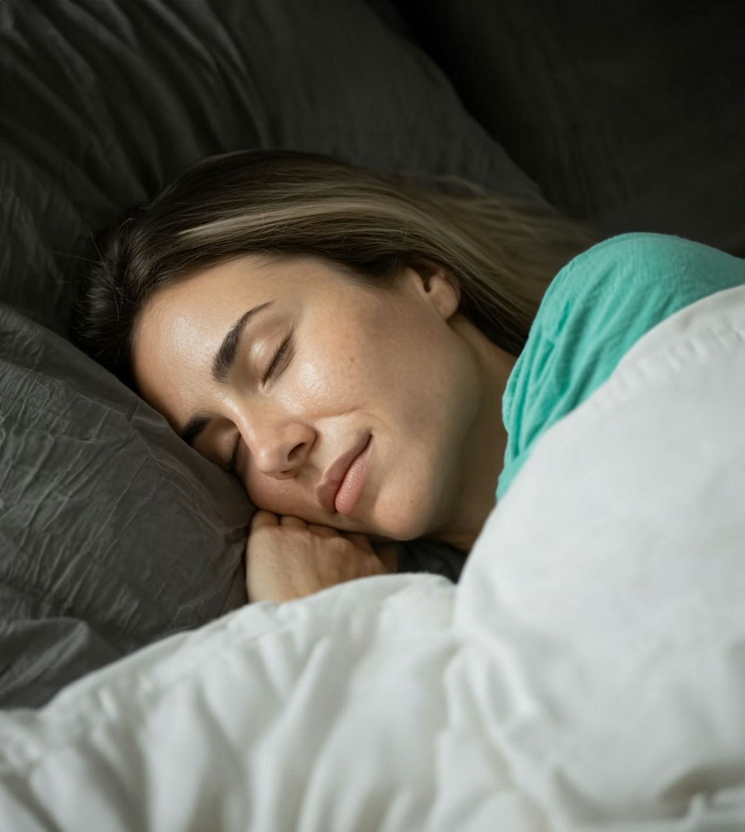young woman sleeping