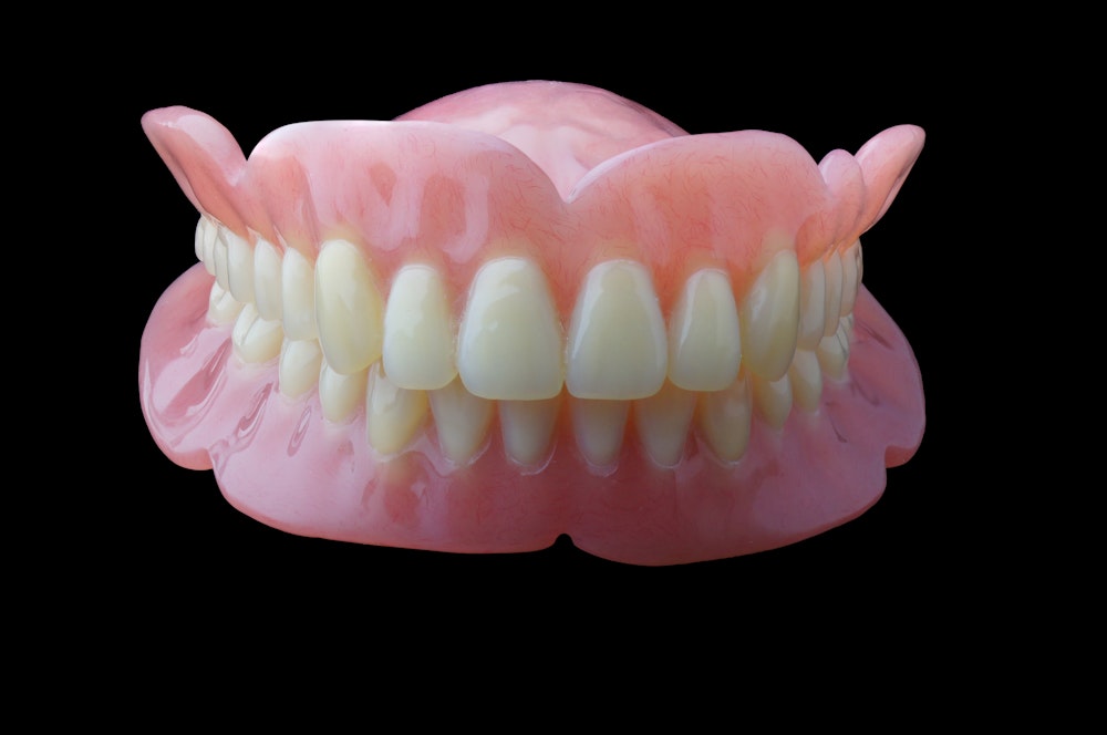 full traditional denture