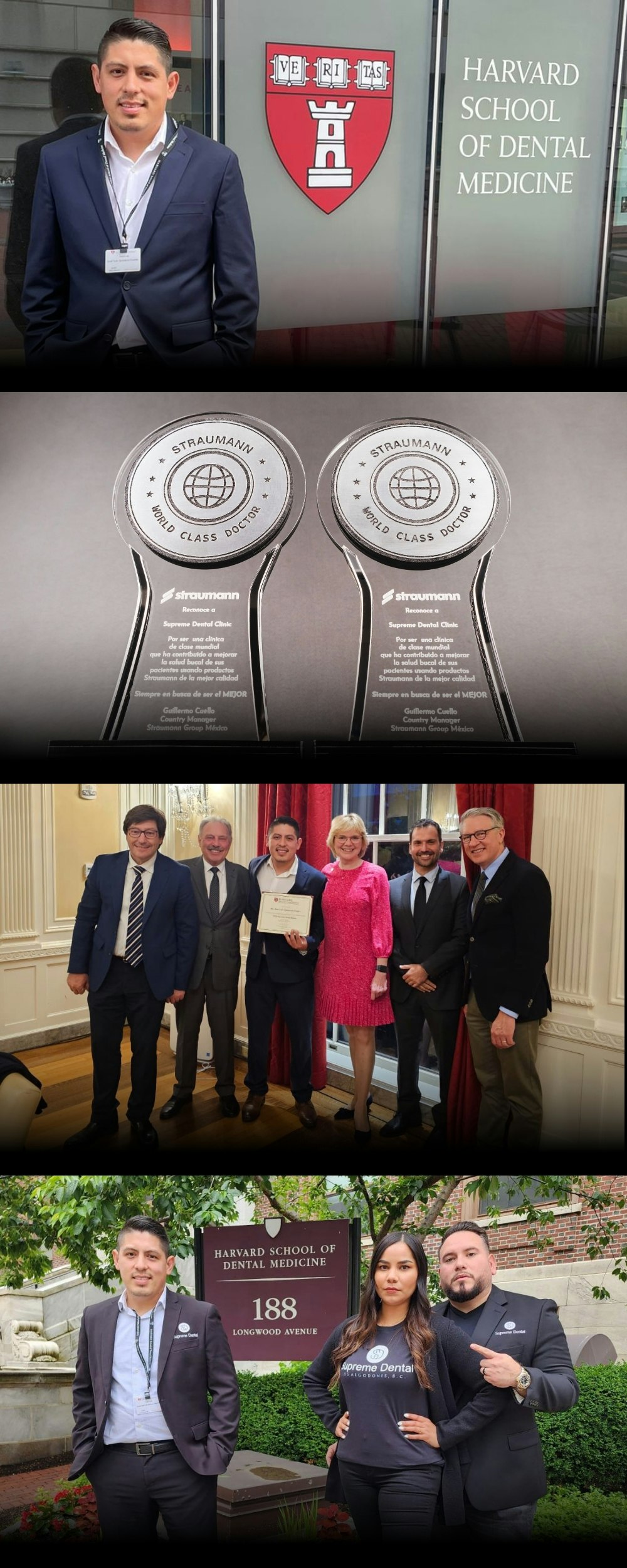 Team at Supreme Dental with a smiling patient