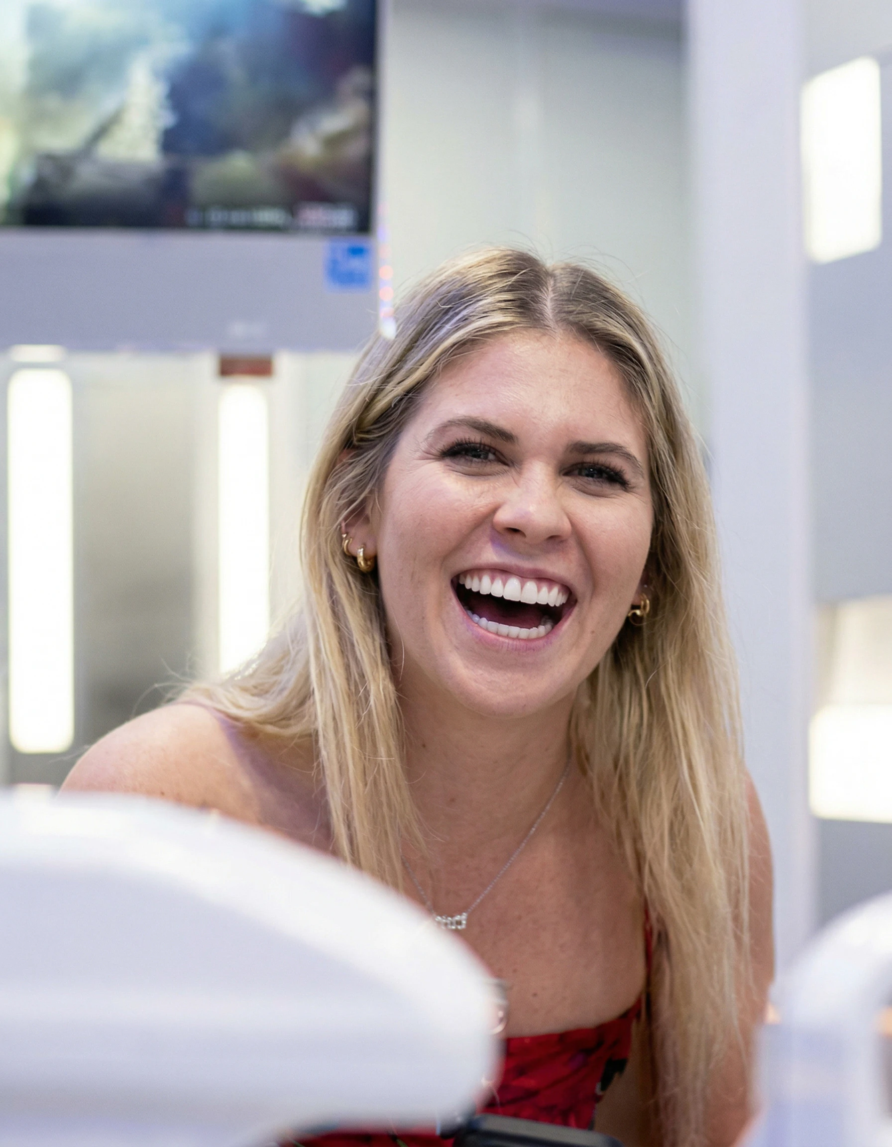 patient smiling