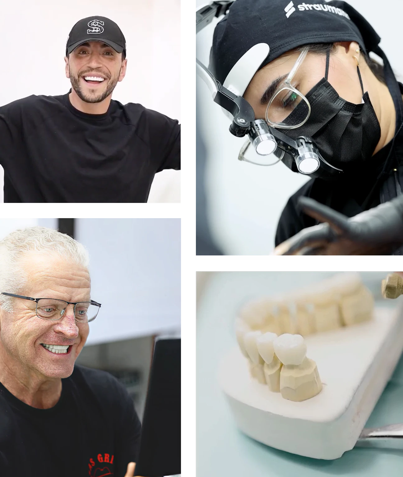 team working on full mouth reconstruction