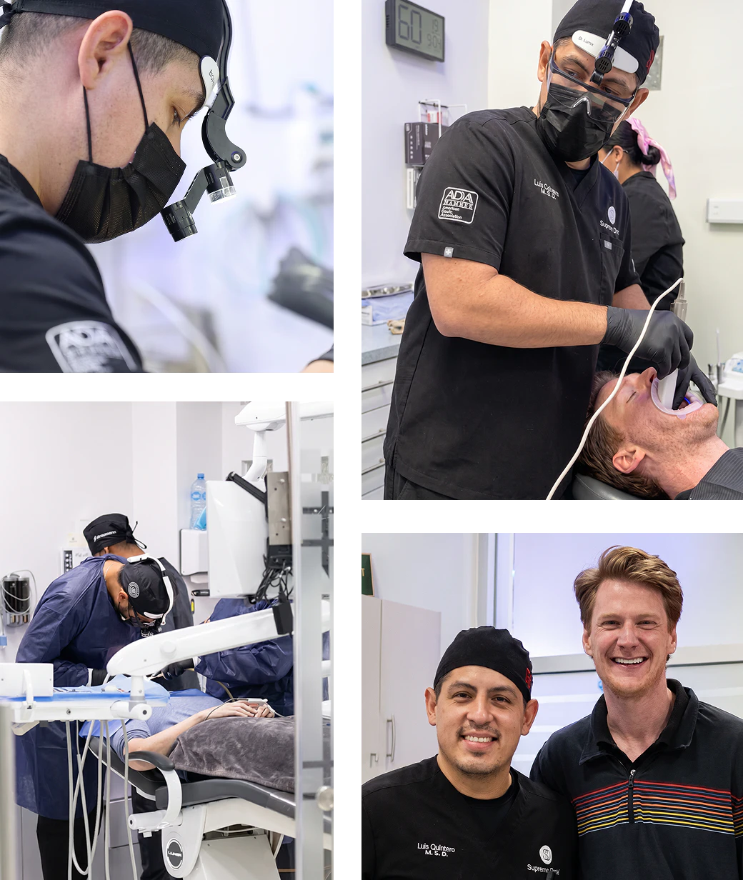 Supreme Dental dentists with patients