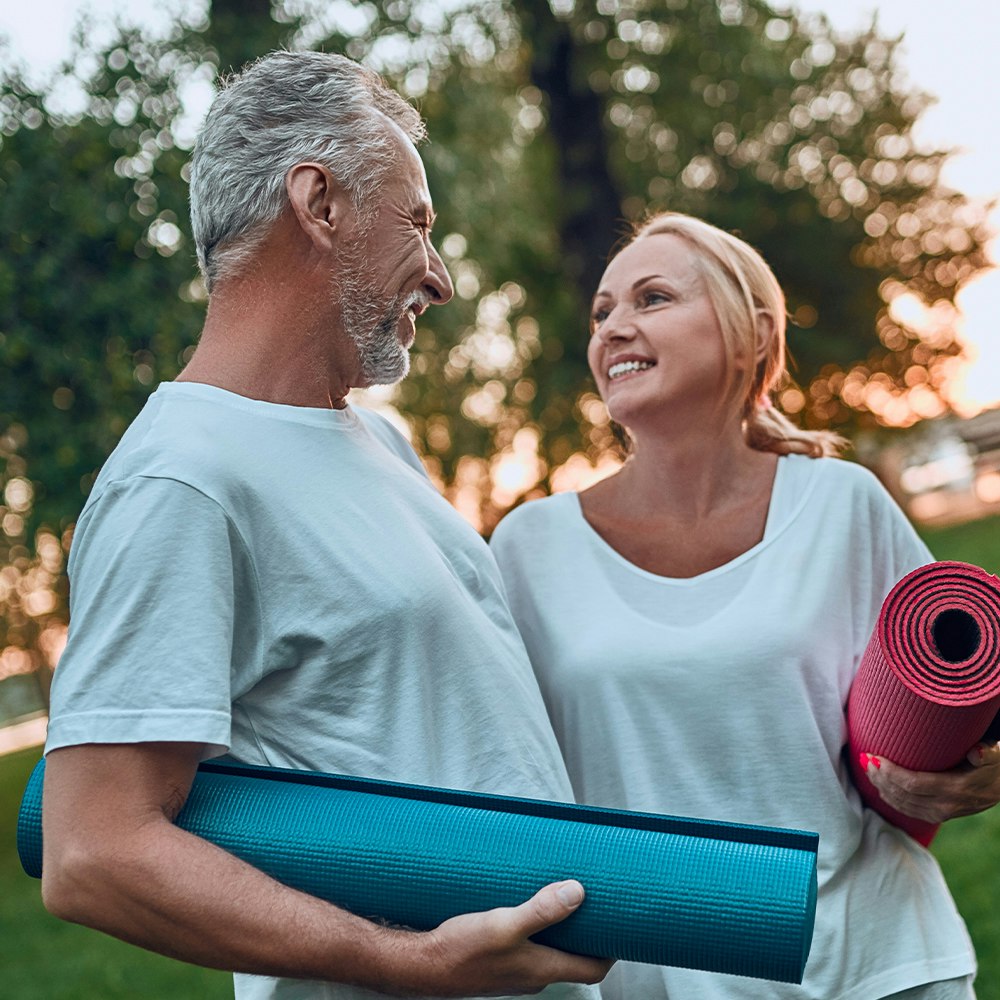 couple exercising