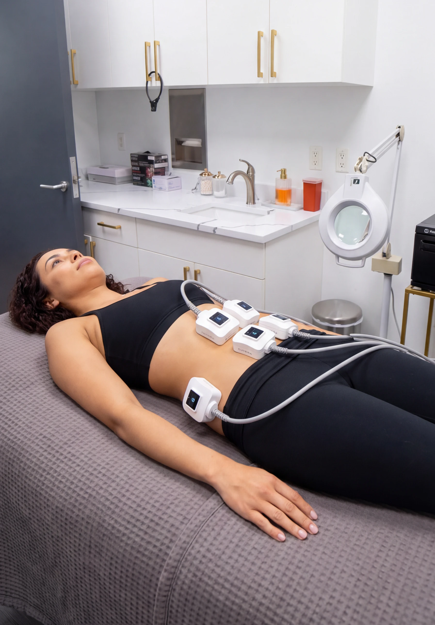 woman undergoing truSculpt® flex